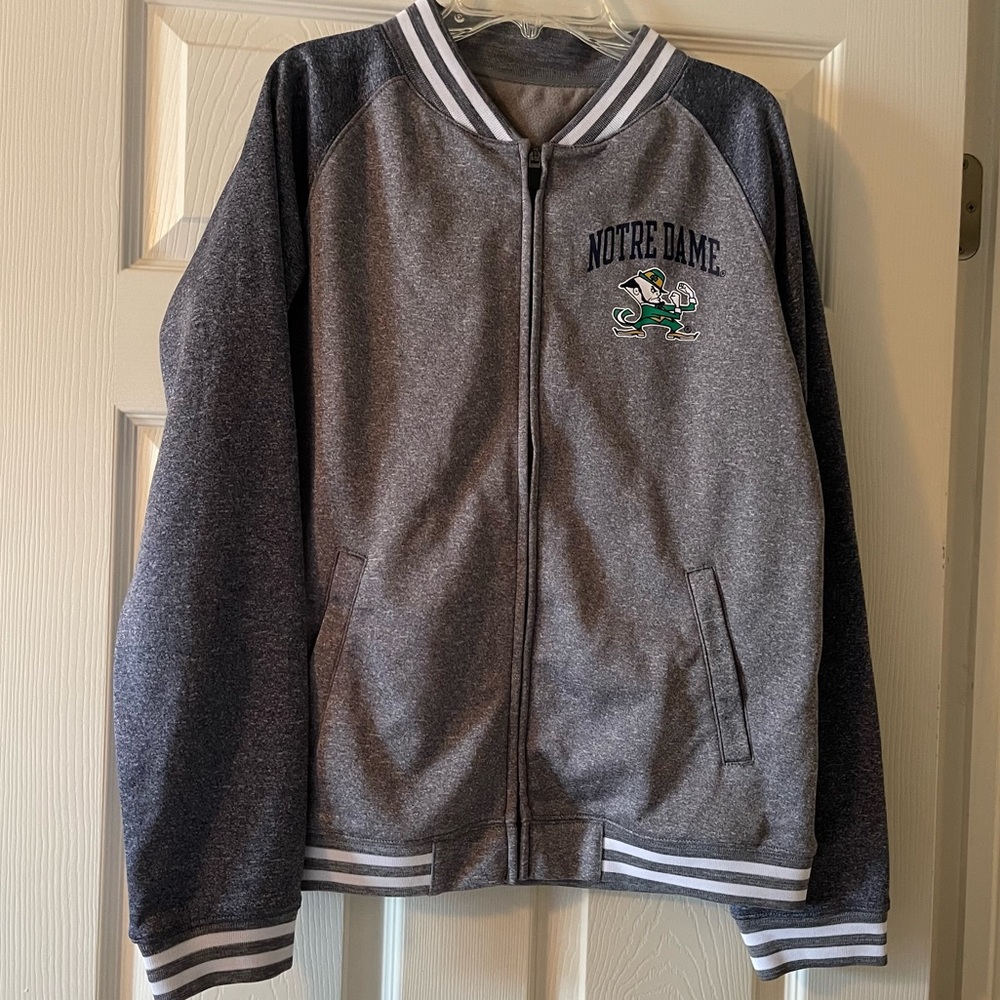 Athletic Notre Dame Zip Up Unisex Size Small